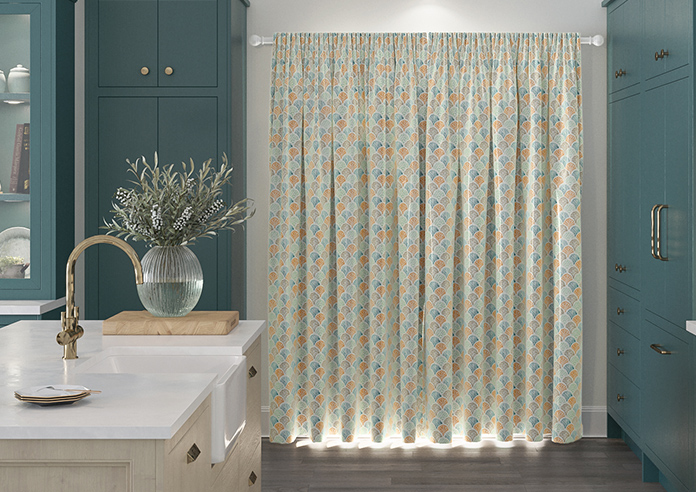 Foxley Faux Silk, Nautilus - Made to Measure Curtain - Image 7